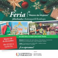 Feria “Manos de Mujeres” llega a la explanada del MinMujer